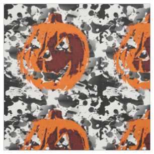 Halloween Pumpkin - Grunge Stil + Ihre Ideen Stoff