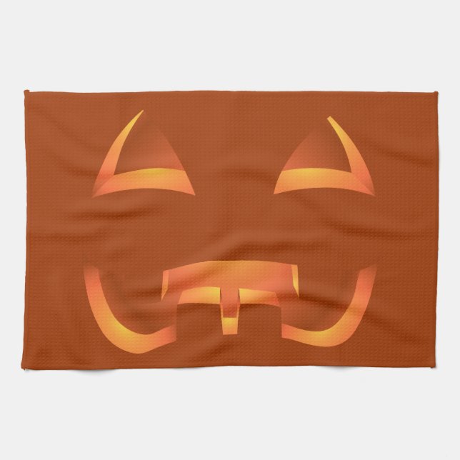 Halloween Pumpkin Handtuch Jack-O-Lantern Teetüche (Horizontal)