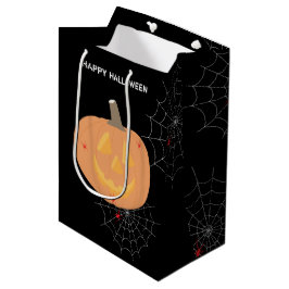Halloween Pumpkin Happy Halloween Mittlere Geschenktüte