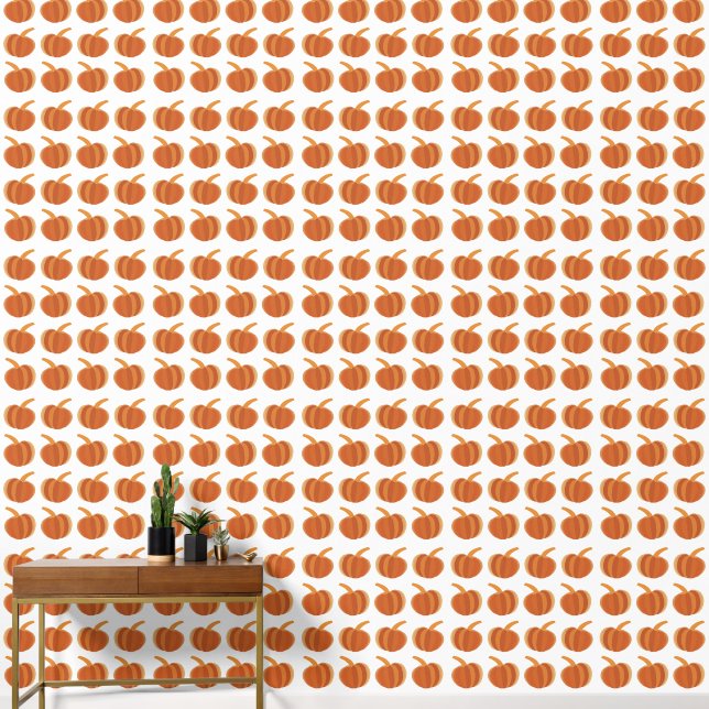 Halloween Pumpkin Herbst Tapete (Hausflur)