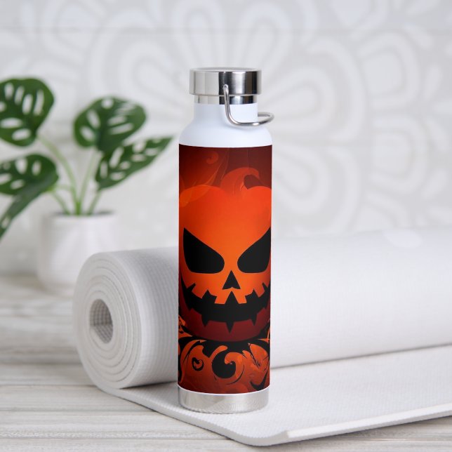 Halloween/Pumpkin/Herbst Trinkflasche (Yoga)