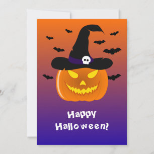 Halloween Pumpkin Jack o’ Lantern Hexenhut