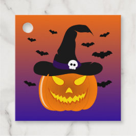 Halloween Pumpkin Jack o’ Lantern Hexenhut Geschenkanhänger
