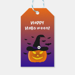 Halloween Pumpkin Jack o’ Lantern Hexenhut Geschenkanhänger