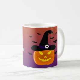 Halloween Pumpkin Jack o’ Lantern Hexenhut Kaffeetasse