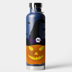 Halloween Pumpkin Jack o’ Lantern Hexenhut Trinkflasche