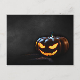 Halloween Pumpkin Jack-O-Lantern Spooky Postkarte
