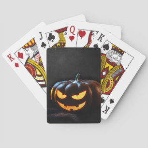 Halloween Pumpkin Jack-O-Lantern Spooky Spielkarten