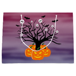 Halloween Pumpkin Jack o’ Lantern Totenbaum Große Geschenktüte
