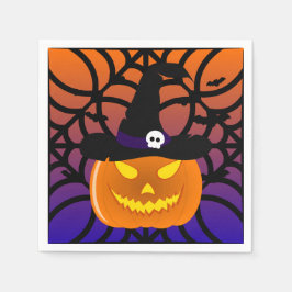 Halloween Pumpkin Jack o’ Lantern Totenbaum Serviette