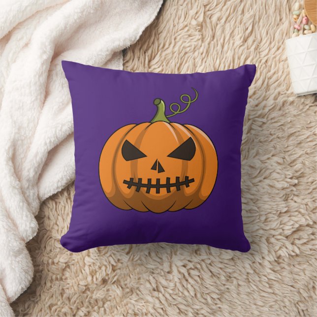 Halloween Pumpkin Kissen, Niedlich & Spooky Fall D Kissen (Decke)
