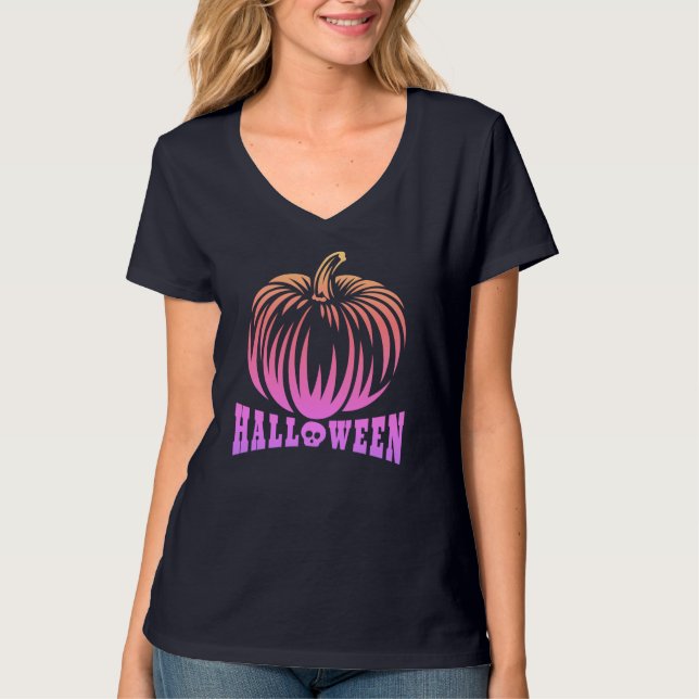Halloween Pumpkin-Klassiker T-Shirt (Vorderseite)