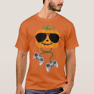 Halloween Pumpkin Kürbislaterne Halloween Gamer B T-Shirt