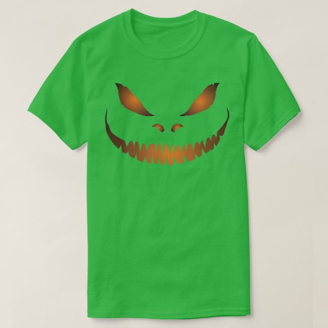 Halloween Pumpkin Kürbislaterne Shirt (Design vorne)