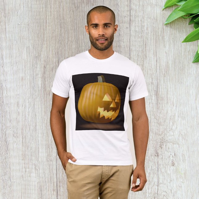Halloween Pumpkin Lantern Mens T - Shirt (Von Creator hochgeladen)
