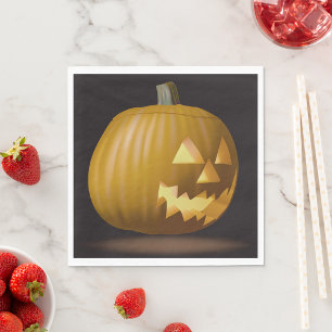 Halloween Pumpkin Lantern Paper Napkins Serviette