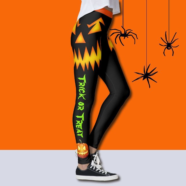 Halloween Pumpkin Leggings Frauenyoga Pants (Von Creator hochgeladen)