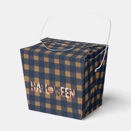 Halloween Pumpkin Lettering Geschenkschachtel