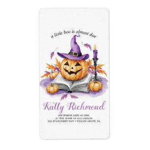 Halloween Pumpkin Little Boo Babydusche