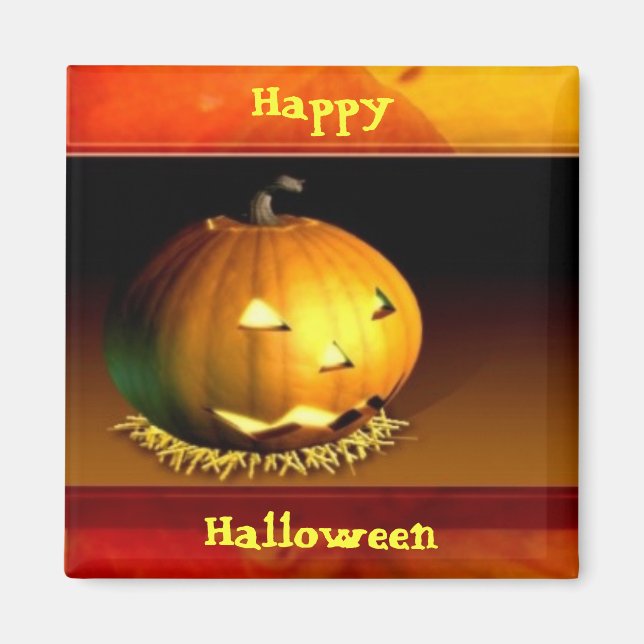 Halloween Pumpkin Magnet (Vorne)