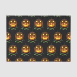 Halloween Pumpkin mit Reben Seidenpapier