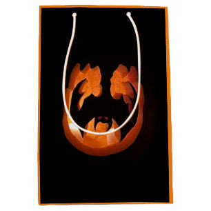 Halloween Pumpkin Mittlere Geschenktüte