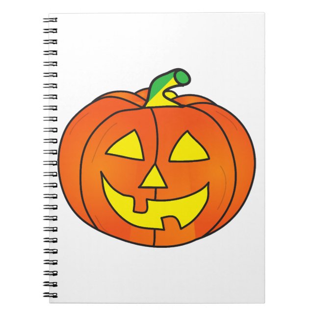 Halloween Pumpkin Niedlich Hexenhähnchen Notizblock (Vorderseite)