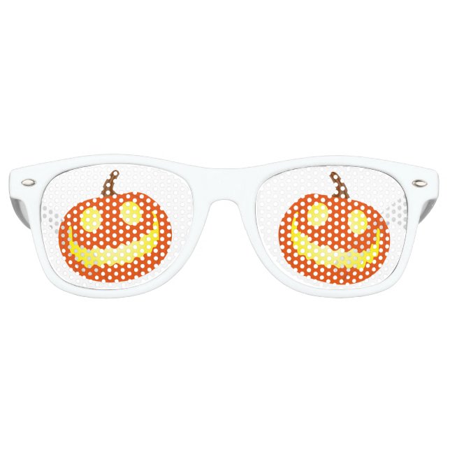 Halloween Pumpkin Niedliches Party Partybrille (Vorderseite)