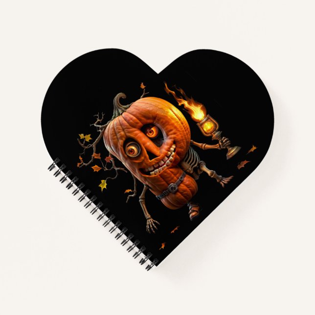 Halloween Pumpkin Notizbuch (Vorderseite)