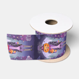 Halloween Pumpkin Nutcracker Satinband