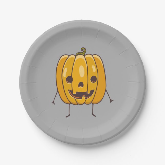 Halloween Pumpkin Paper Teller (Vorderseite)
