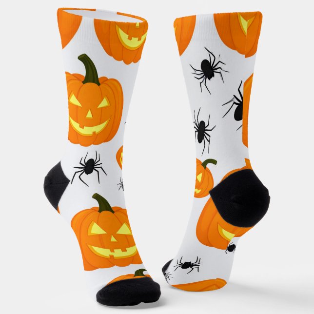 Halloween Pumpkin Parade Socken (Gewinkelt)