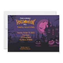 Halloween Pumpkin-Party Einladung