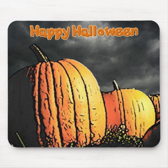 Halloween Pumpkin-Patch Mousepad (Vorne)