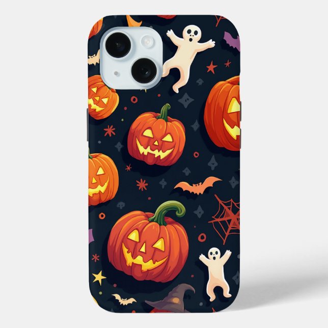 Halloween Pumpkin Pattern TelefonCase Case-Mate iPhone Hülle (Rückseite)