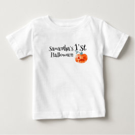 Halloween Pumpkin Personalisiert Baby T-shirt