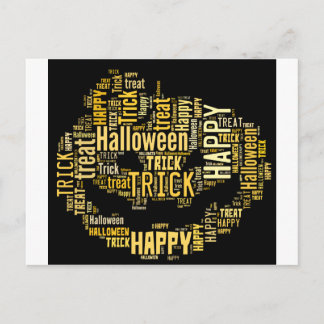 Halloween Pumpkin Postkarte