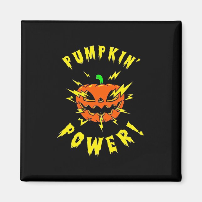 Halloween Pumpkin-Power Magnet (Vorne)