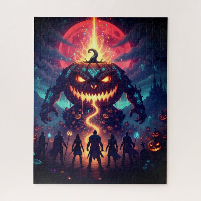 Halloween Pumpkin Puzzle (Vertikal)
