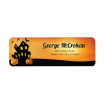 Halloween Pumpkin Return Address<br><div class="desc">Halloween Pumpkin Return Address Label. For further customization,  please click the "Customize it" button and use our design tool to modify this template.</div>