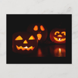 Halloween Pumpkin Scare Postkarte