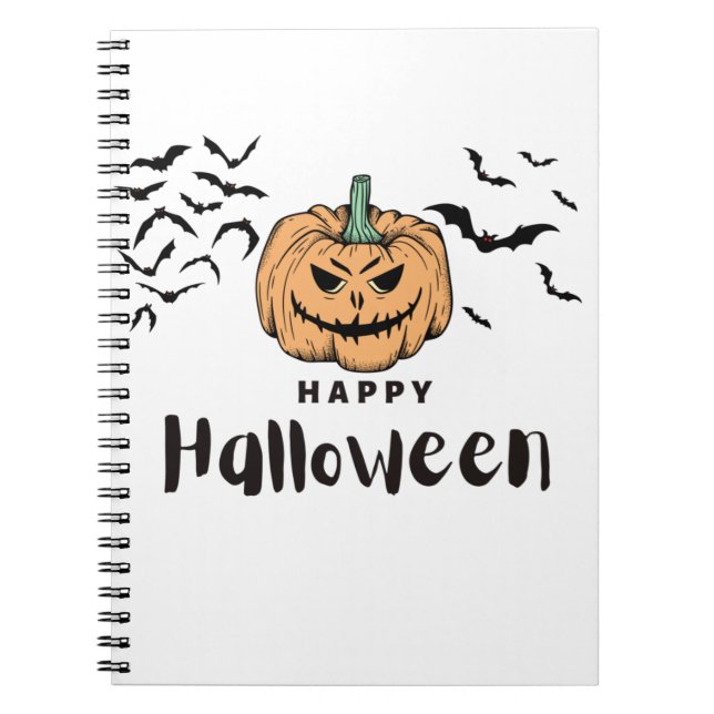 Halloween Pumpkin Schnitzerei Party Fall Funny Notizblock (Vorderseite)