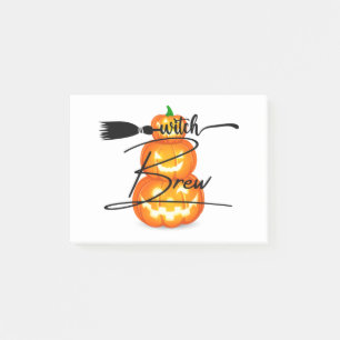Halloween Pumpkin Schnitzerei Party Post-it Klebezettel
