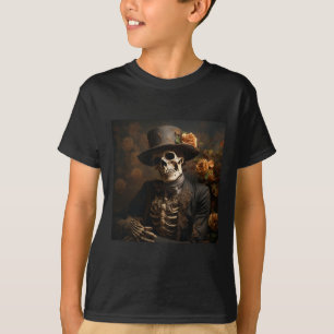 Halloween Pumpkin Skeleton Ghosts Spooktacular Sto T-Shirt