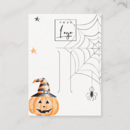 Halloween Pumpkin Spieglein Logo-Clip-Display Visitenkarte