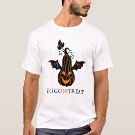 Halloween Pumpkin spielt Bat T-Shirt