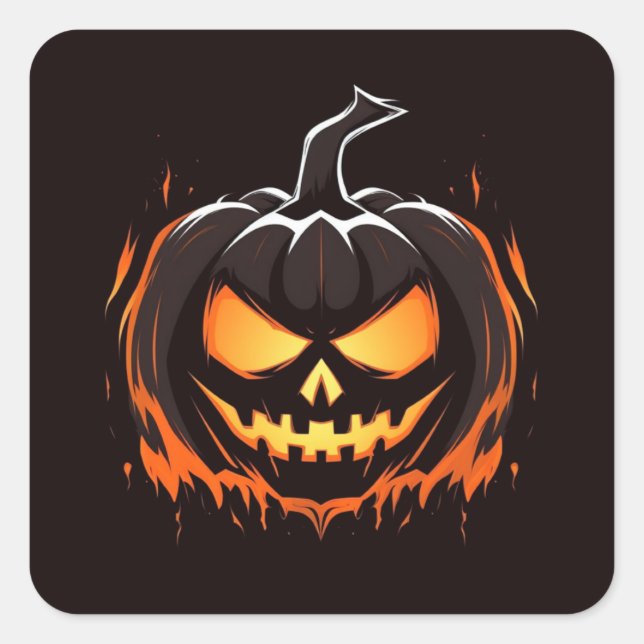 Halloween Pumpkin Stickers (Vorderseite)