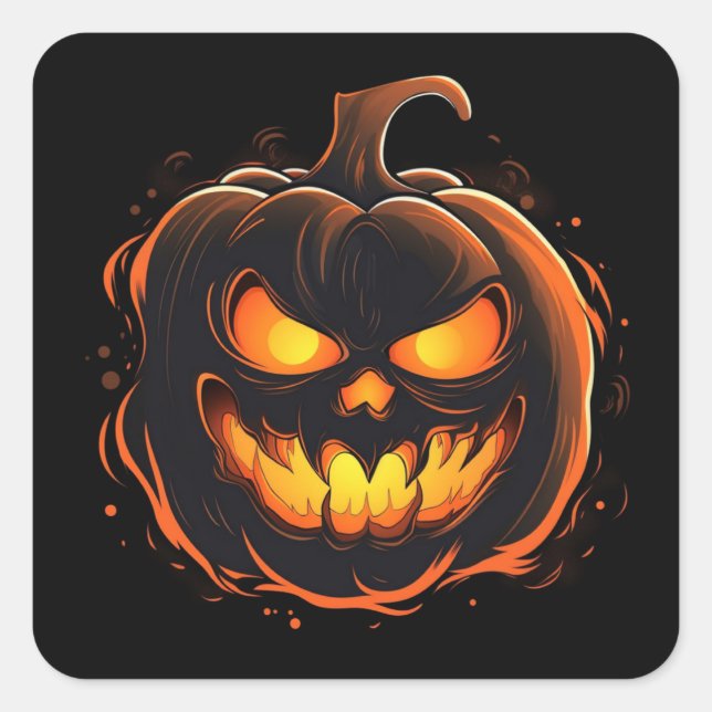 Halloween Pumpkin Stickers (Vorderseite)