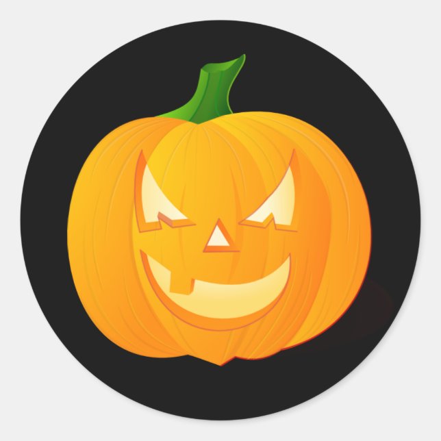 Halloween Pumpkin Stickers (Vorderseite)