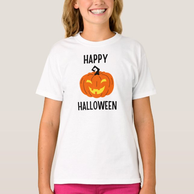 Halloween Pumpkin-T - Shirt (Vorderseite)
